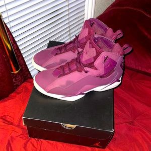 Nike Jordan True Flight Burgundy Basketball Shoes/Sneakers 342964-625